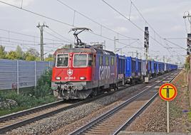 Freight Train in Oberrhein