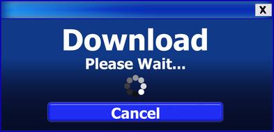 download as an inscription in a tab