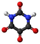 alloxan molecule as a 3d model