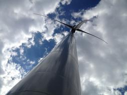 closeup view of Wind Energy Pinwheel Current