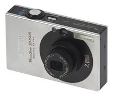Close-up of the beautiful Canon Powershot SD1000 camera, with the buttons