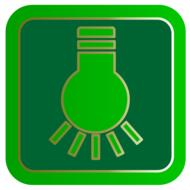 light bulb energy sign