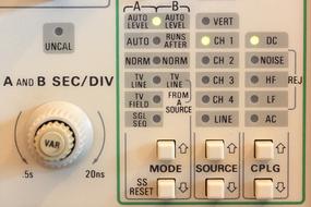 Tektronix Scope Oscilloscope close-up