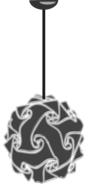 drawn decorative lamp