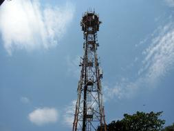 Antenna Telecommunication Tower at sky
