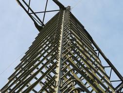 photo of stairs on an electric tower