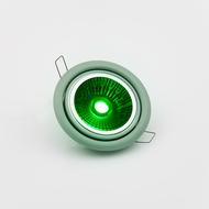 isolated green led lamp