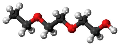 clipart of ethoxyethoxy ethanol carbitol model