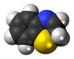 benzothiazine molecule 3d model