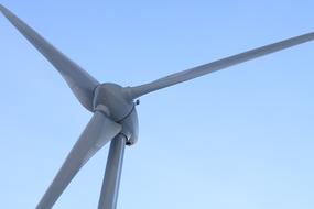 Wind Turbine at blue sky