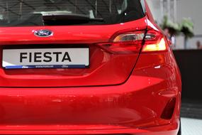 Car Ford Fiesta red