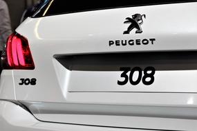 Car Peugeot 308 close-up