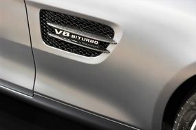 Car Mercedes Benz Amg Gts V8 close-up