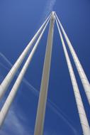 metal structure in the city of arts and sciences, Valencia