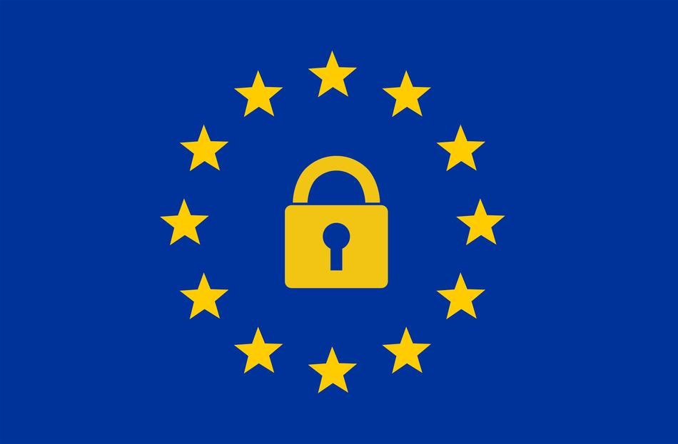 europe gdpr data privacy drawing