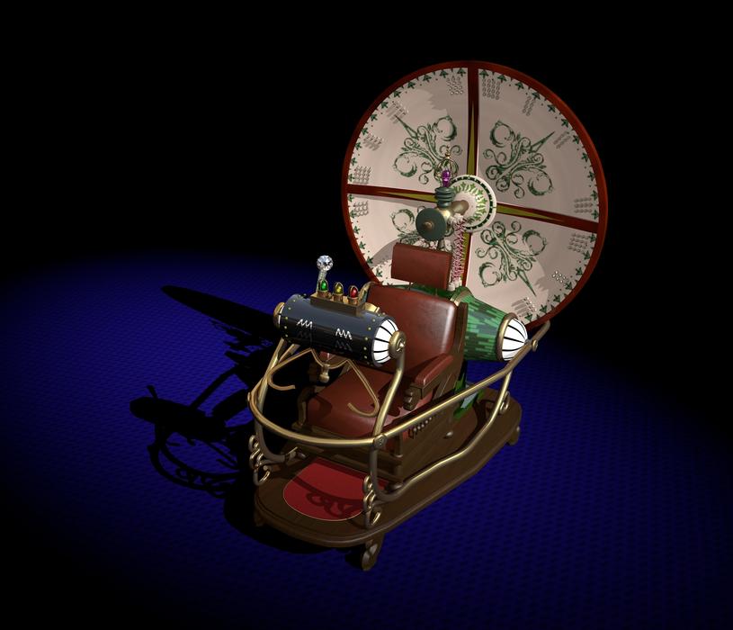 time machine for a futuristic movie