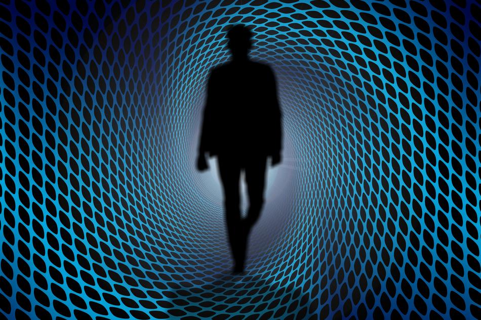 clipart of spiral perspective time traveler