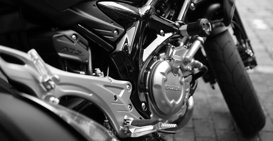 Motorcycle Suzuki steel