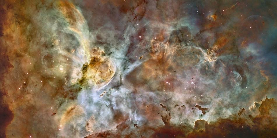 color Carina Nebula drawing