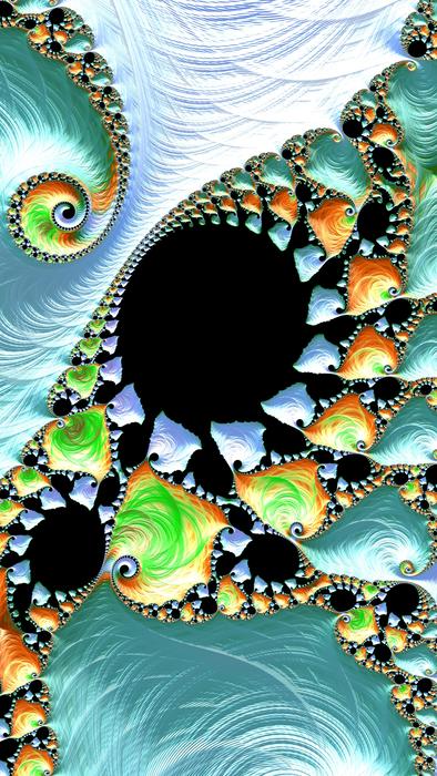 fractal art design as a pattern