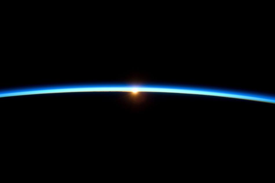 Earth Blue horizont