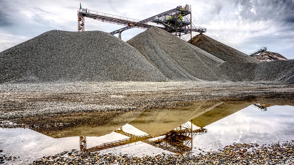 pen mining of gravel