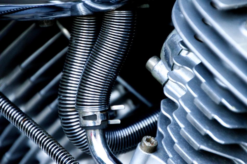 Yamaha Motorcycle closeup
