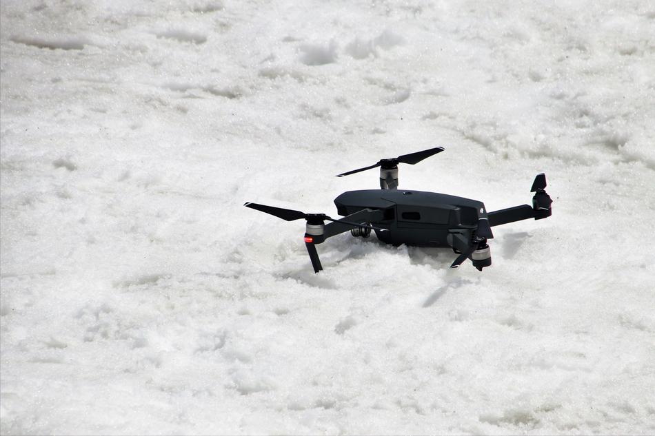 Drone Spy snow