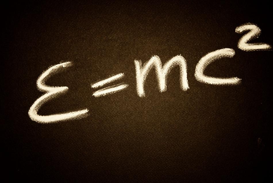 E=mc2 text of Albert Einstein