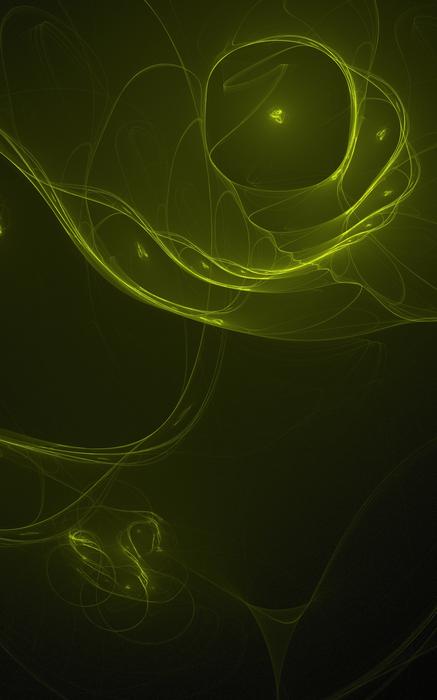 fractal abstract green background
