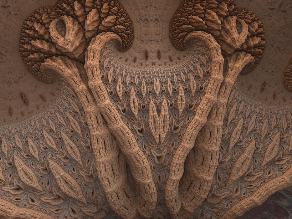 fractal tree as background