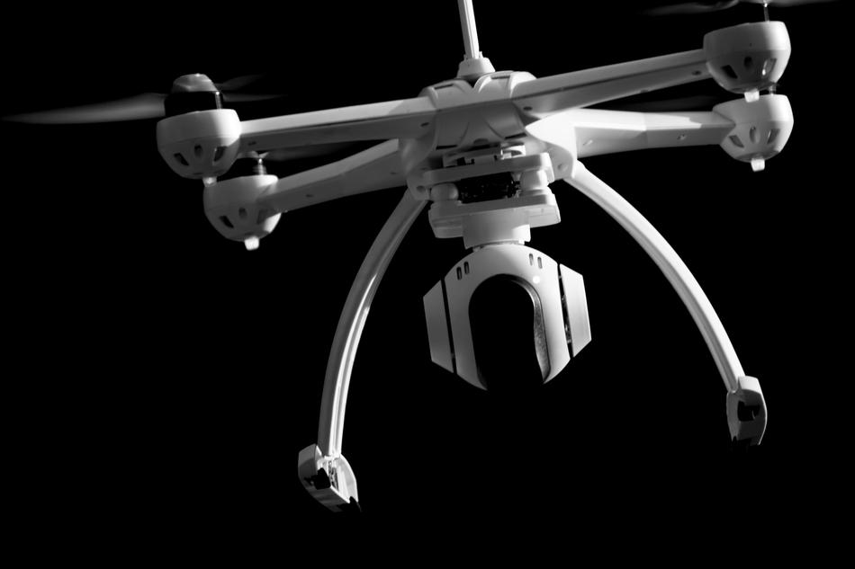 Quadrocopter Black And White