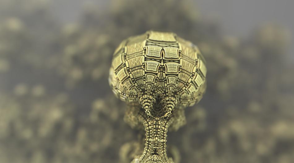 organism spore microscopic