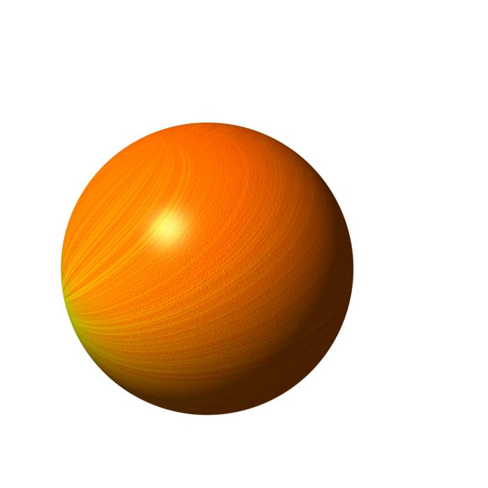 Image of shiny gradient Sun at white background