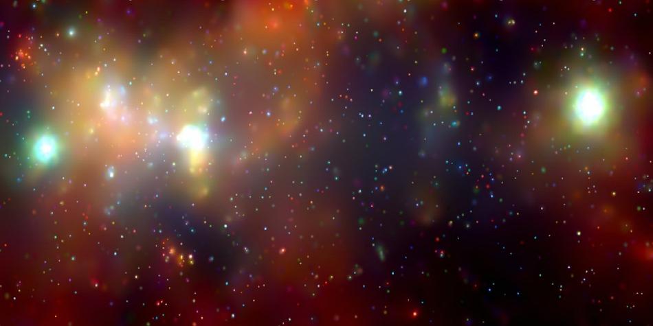 landscape of the center of the galaxy