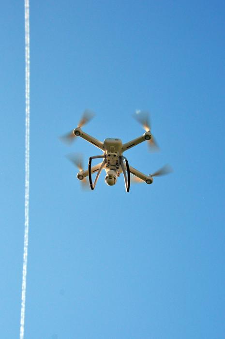Flying plastic Drone