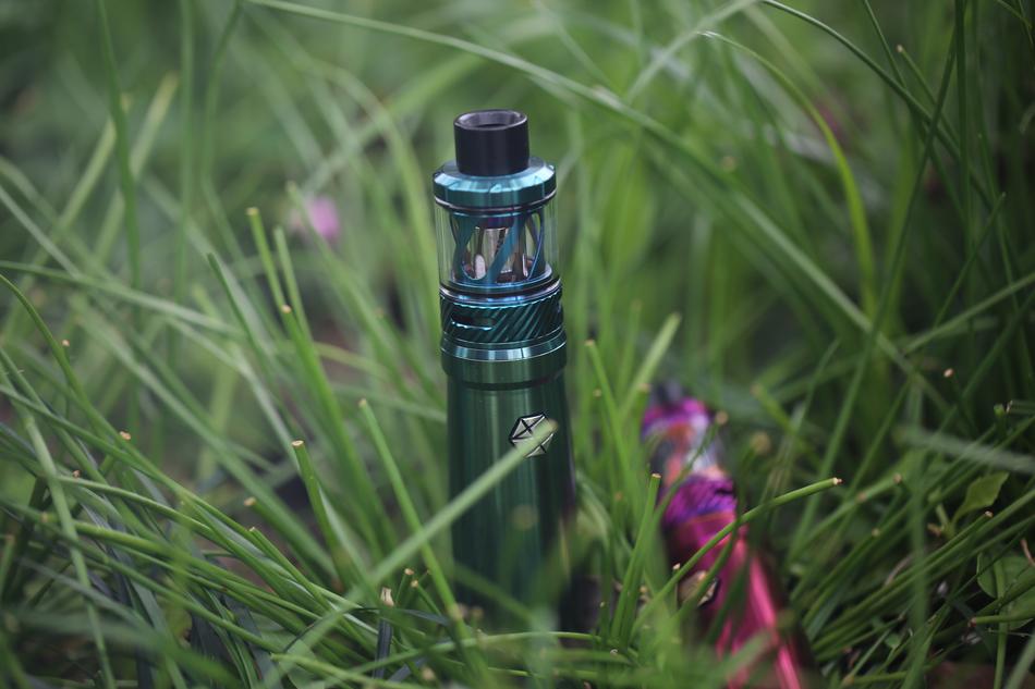 Vape Electronic Cigarette and green grass