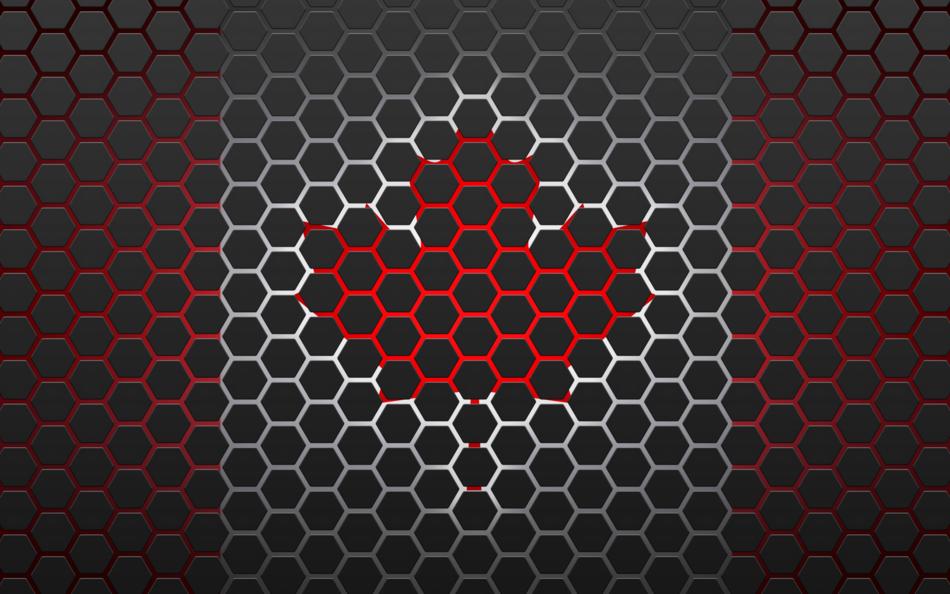 canada flag as modern texture