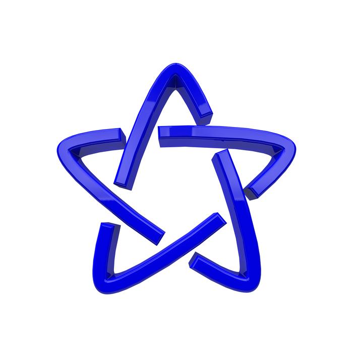 atomic blue star