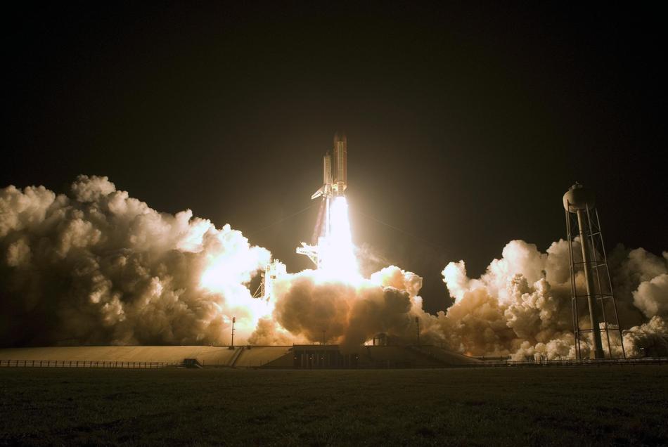 Space Shuttle Fire