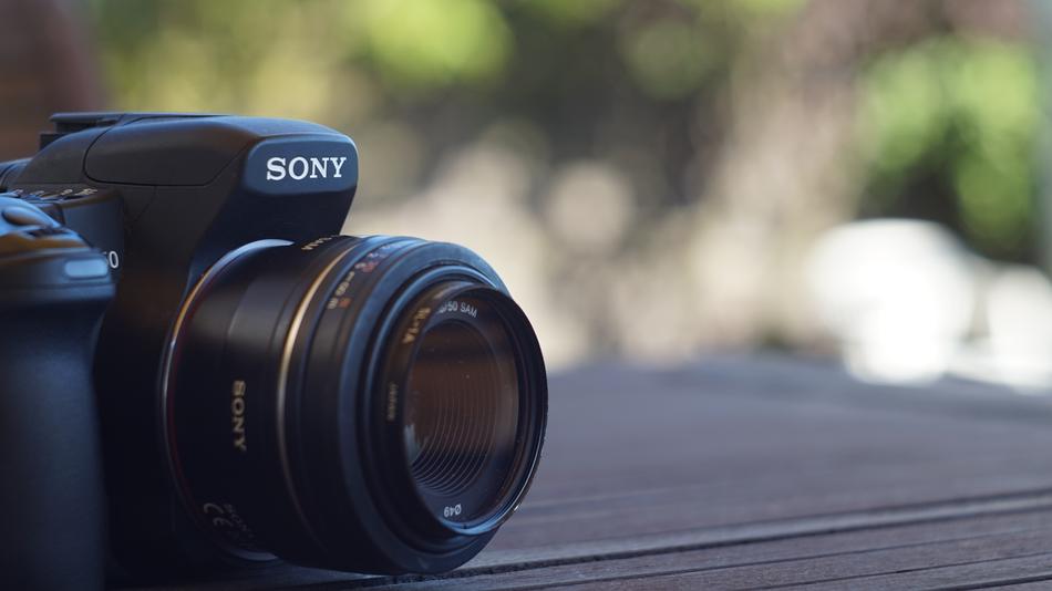 Camera Sony wood