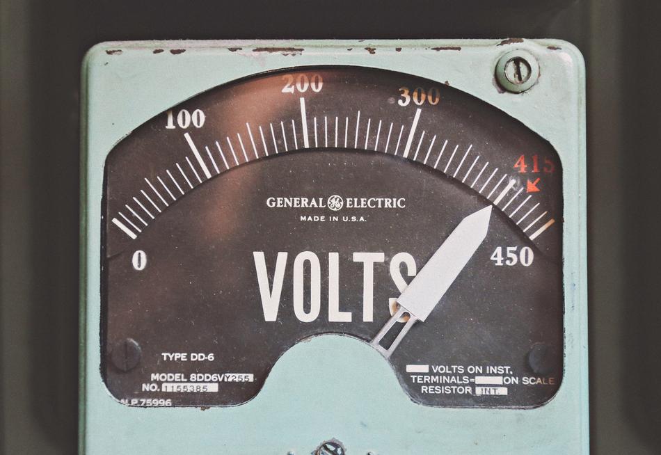 Electricity Meter volts