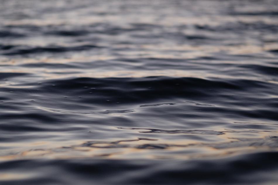calm surface of the deep sea