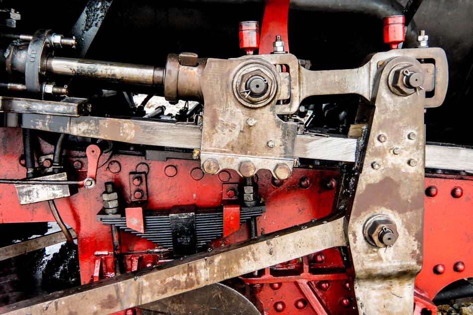 cogwheel railway for steam locomotive