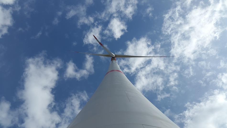 Wind Power Turbine against the sky