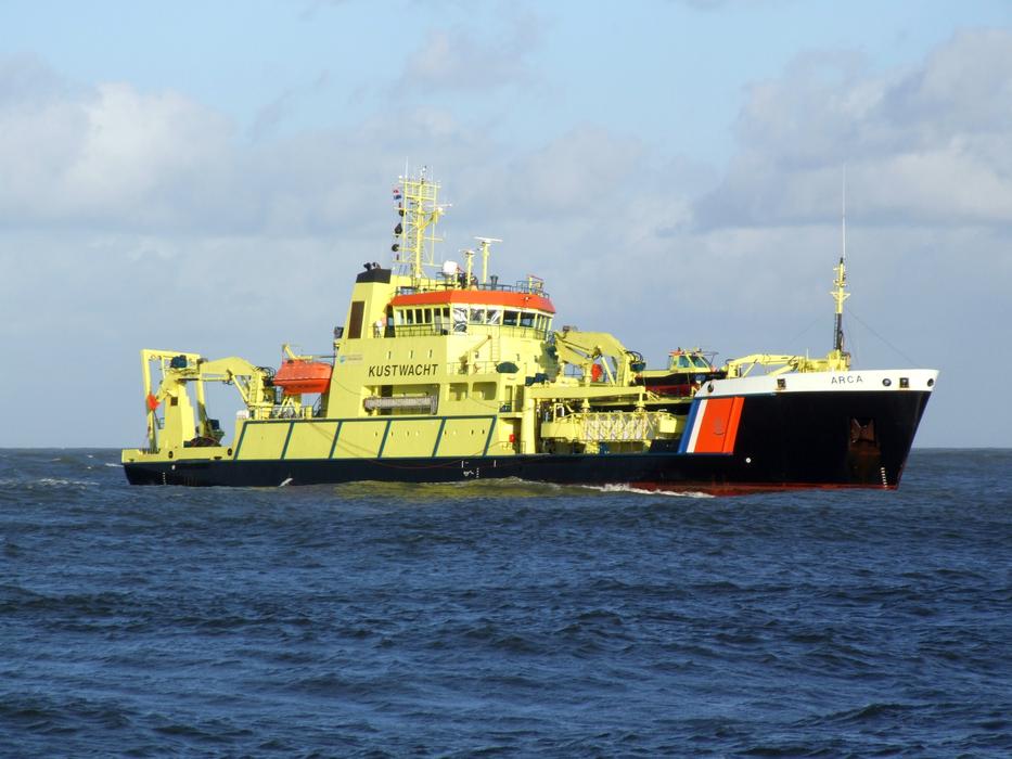 ship at sea in the Netherlands