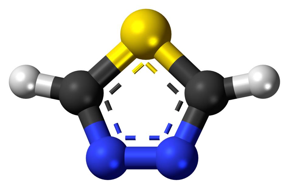 thiadiazole heterocycle aromatic 3d