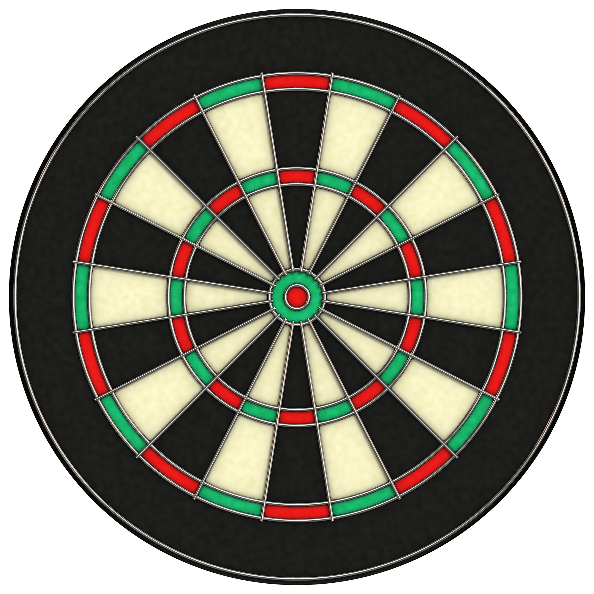 Colorful dartboard equipment on white background picture with tags: sport, ...