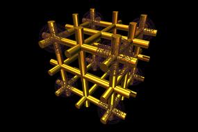 clipart of echnical metal cube design t