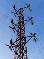 Rusty Old Electrical Tower